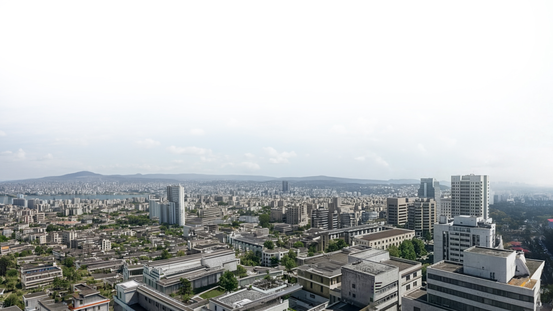 City skyline backdrop