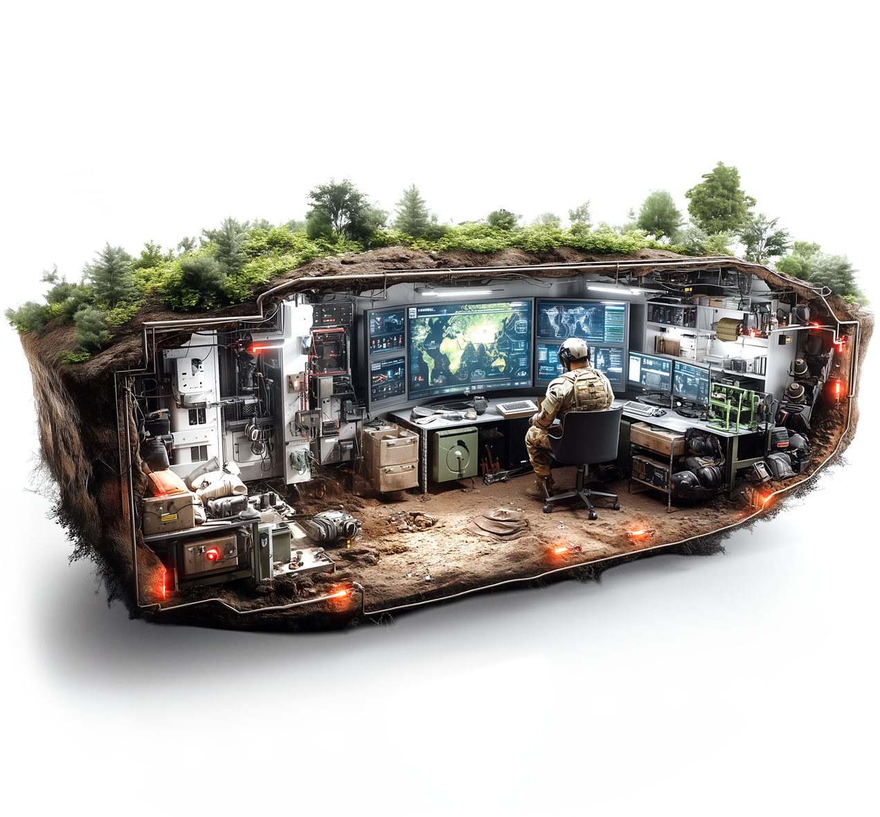 XOR underground operator bunker